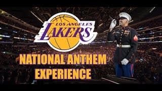 Lakers National Anthem Experience!!